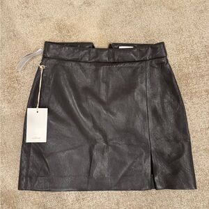 Wilfred Black Mini Skirt